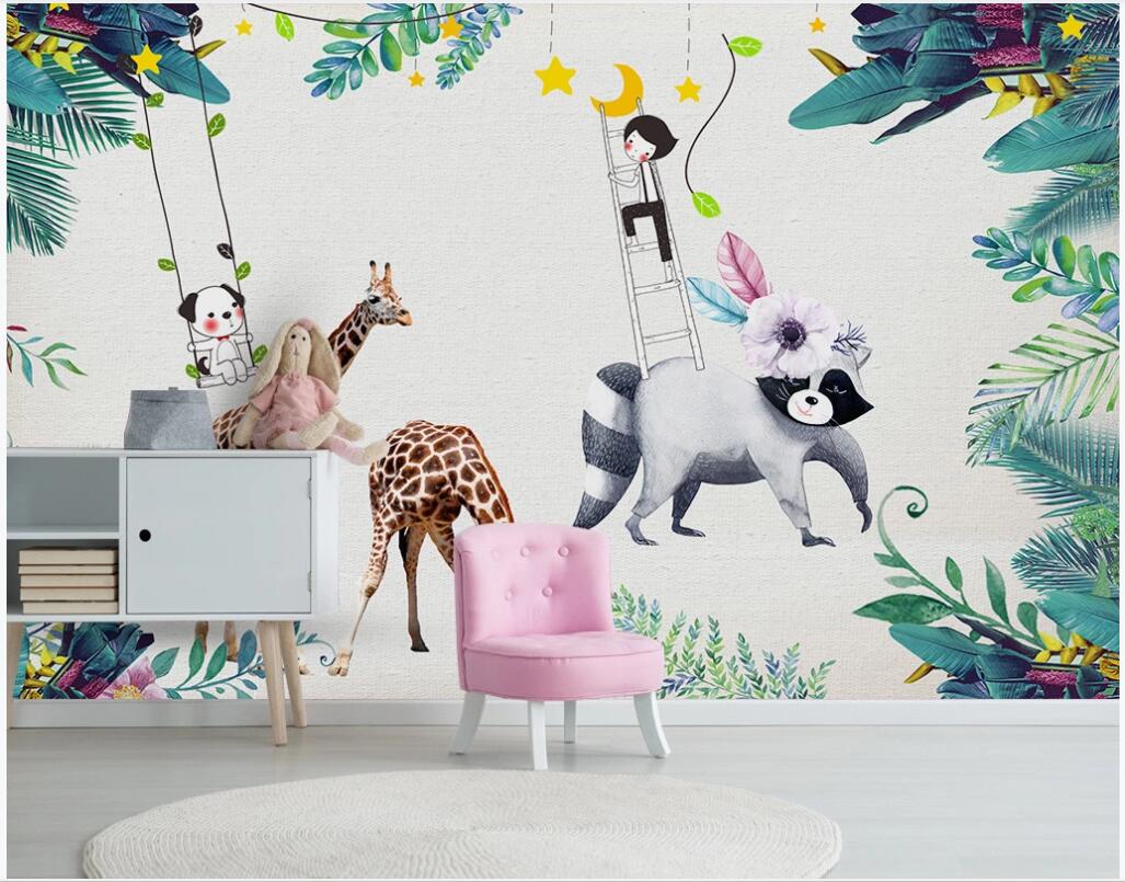 3d wall murals wallpaper for walls 3 d decor Watercolor flower giraffe orange cat cartoon children's room 3d wallpaer custom photo mural, Non-woven wallpaper
3d wall murals wallpaper for walls 3 d decor Watercolor flower giraffe orange cat cartoon children's room 3d wallpaer custom photo mural, Non-woven wallpaper
