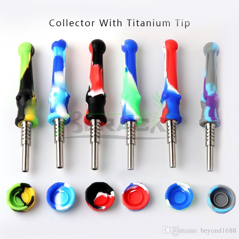 Silicon Nectar Collector Kit With Quartz Tip A&B Titanium Tips 14mm Silicone Nector Collector Kit Mini Smoking Tool For Glass Water Bongs
Silicon Nectar Collector Kit With Quartz Tip A&B Titanium Tips 14mm Silicone Nector Collector Kit Mini Smoking Tool For Glass Water Bongs