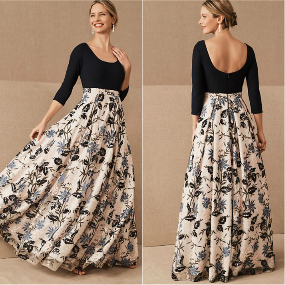2020 Simple Mother Dresses 3/4 Long Sleeve Jewel Mother Of The Bride Dress A Line Lace Wedding Guess Dress
2020 Simple Mother Dresses 3/4 Long Sleeve Jewel Mother Of The Bride Dress A Line Lace Wedding Guess Dress