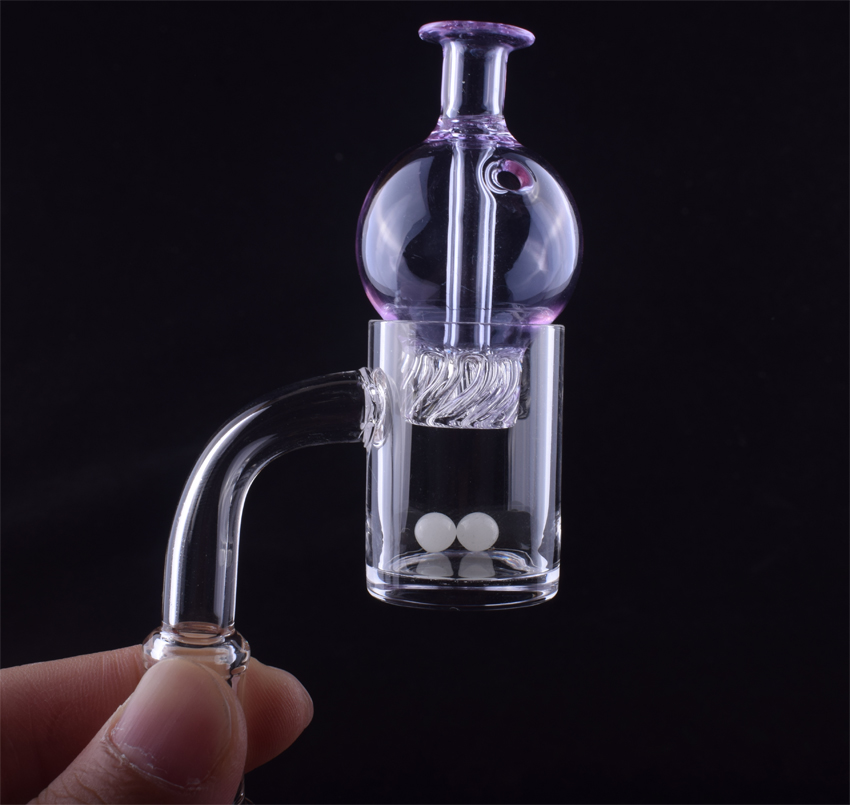 New Quartz Banger Nail with Spinning Carb Cap and Terp Pearl Female Male 10mm 14mm 18mm Joint 90 Degrees For Glass Bongs
New Quartz Banger Nail with Spinning Carb Cap and Terp Pearl Female Male 10mm 14mm 18mm Joint 90 Degrees For Glass Bongs
