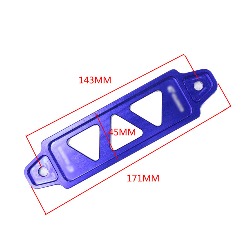 Car Battery Tie Down Brace Aluminum Alloy Mount Bracket Holder Braces Bar Modification Accessory Auto Parts