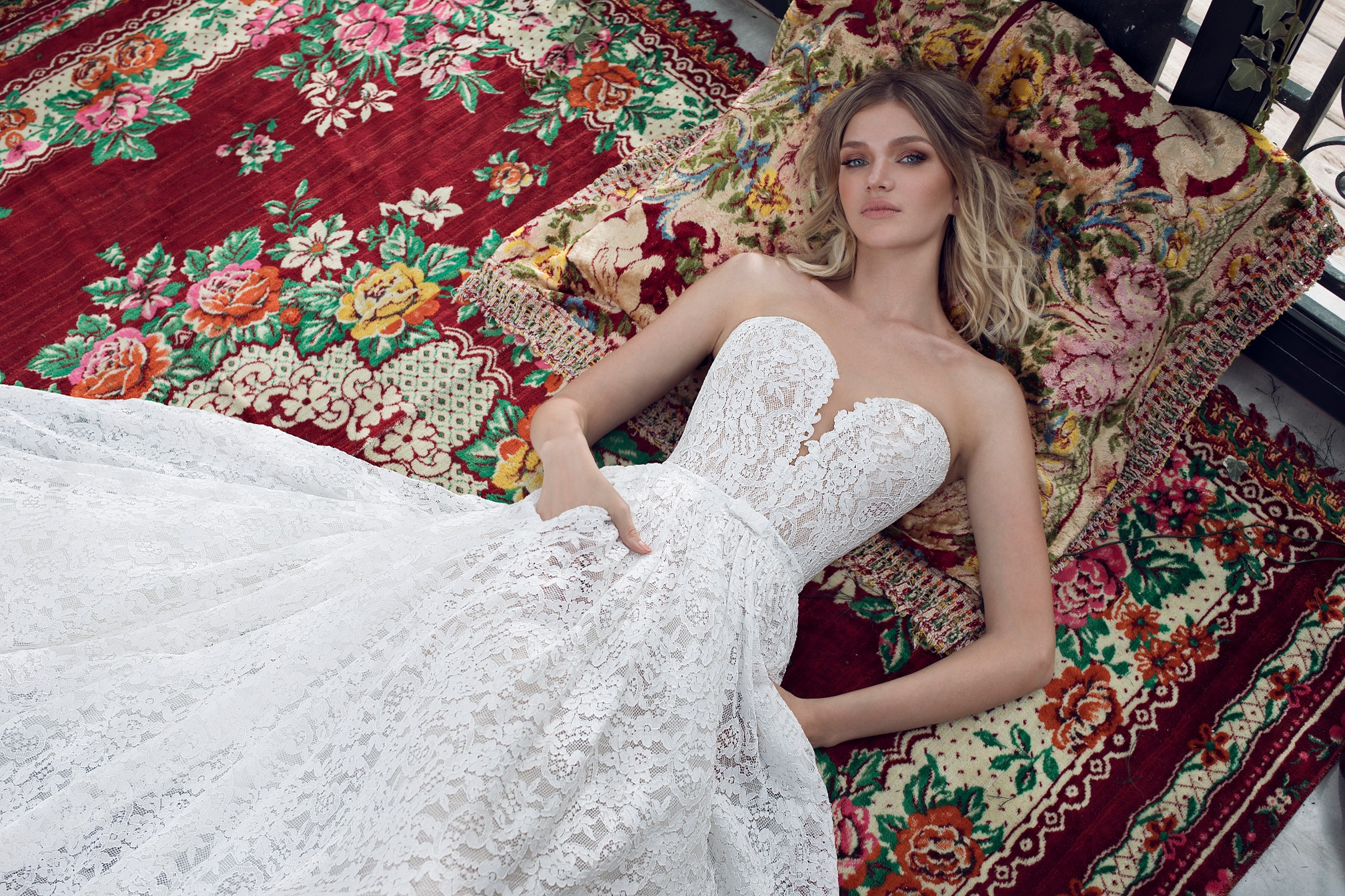 Spring Limor Rosen Beach Bohemian Wedding Dresses Illusion Sweetheart Lace Garden Bridal Gowns vestido de novia Boho Wedding Dress