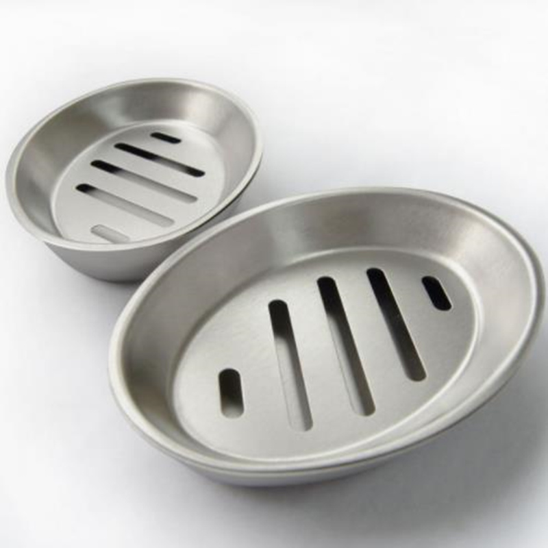 High Quality Stainless Steel Soap Stand Holder Functional Bathroom Stainless Soap Dishs Tray Box Fast Shipping F2421