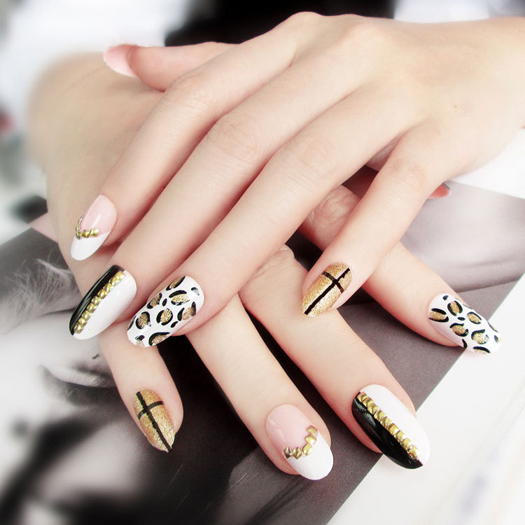 24pcs/Set Leopard Pattern Fake Nails Full Finished Artificial Nail Art Tips False Nails with Glue, B49
24pcs/Set Leopard Pattern Fake Nails Full Finished Artificial Nail Art Tips False Nails with Glue, B49