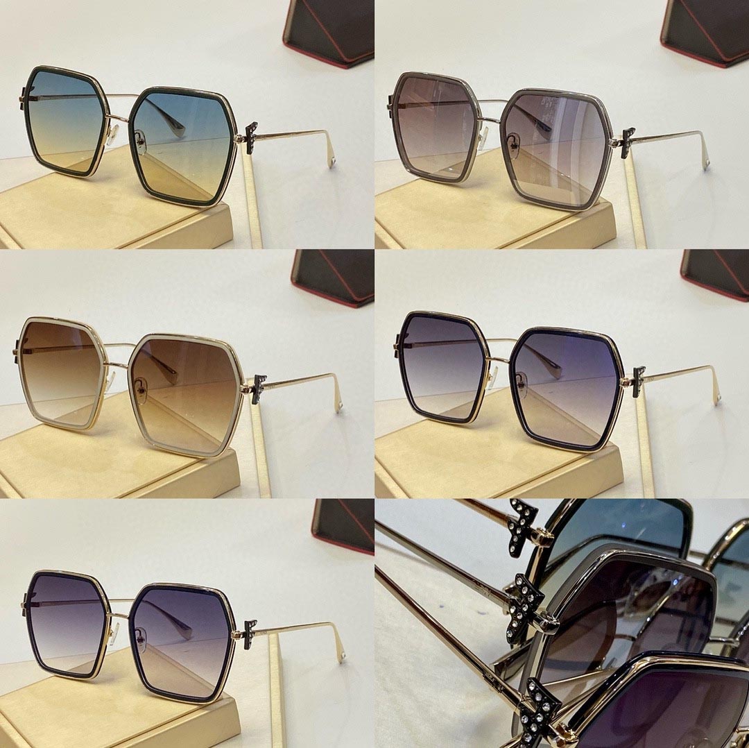 0391 new Women Designer sunglasses Summer Style Rectangle big Full Frame goggles Adumbral Top Quality UV Protection