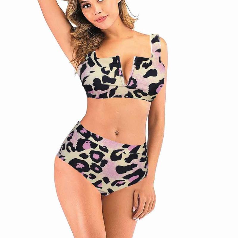 Women Two Piece Plus Size Sexy Backless Halter Beach Printed High Waist Swimwear Set Swimsuit Beachwear Bathing Suit Summer
Women Two Piece Plus Size Sexy Backless Halter Beach Printed High Waist Swimwear Set Swimsuit Beachwear Bathing Suit Summer