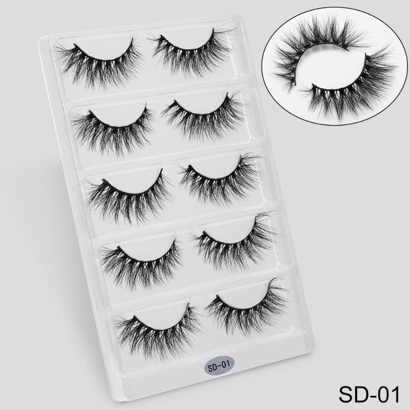 5Pairs Thick False Eyelashes Natural Long Lashes Makeup Fake Eyelashes Reusable 3D Mink Lashes Eyelash Extension Makeup
5Pairs Thick False Eyelashes Natural Long Lashes Makeup Fake Eyelashes Reusable 3D Mink Lashes Eyelash Extension Makeup
