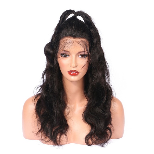 Long Water Wavy Lace Front Wigs Simulation human hair Glueless Synthetic Wigs for Black Women deep wave Heat Resistant Fiber Hair