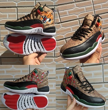 12 GS Generation of snake tiger Black Brown Red Mens Basketball Shoes New 12s Men Snakeskin Multicolor Sport Designer running Chaussures, White;red
12 GS Generation of snake tiger Black Brown Red Mens Basketball Shoes New 12s Men Snakeskin Multicolor Sport Designer running Chaussures, White;red