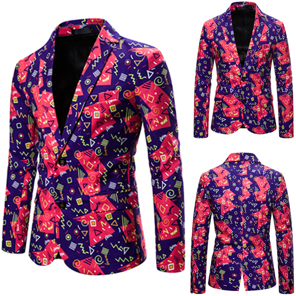 male blazer Mens slim fit polyester purple blazer Suit Jacket festival christmas print single breasted blazers masculinoL30923, Rd
male blazer Mens slim fit polyester purple blazer Suit Jacket festival christmas print single breasted blazers masculinoL30923, Rd