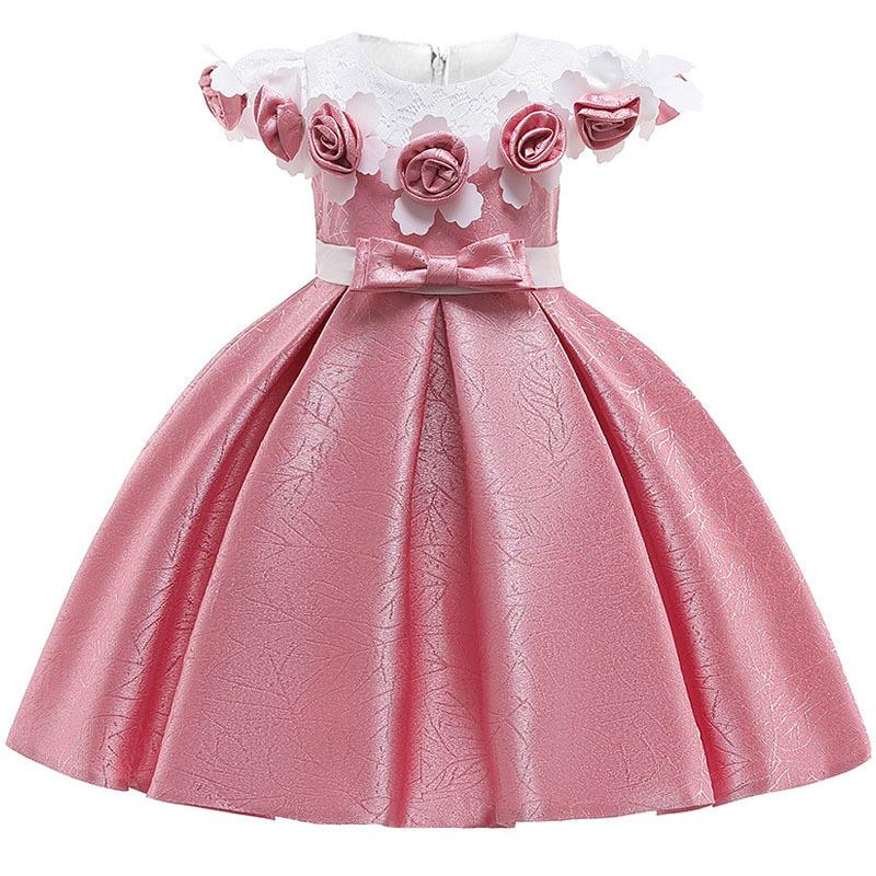 6pcs Baby Girl 3d Flower Silk Princess Dress For Wedding Party Elegant Kids Dresses For Toddler Girl Children Fashion Clothing, Customize
6pcs Baby Girl 3d Flower Silk Princess Dress For Wedding Party Elegant Kids Dresses For Toddler Girl Children Fashion Clothing, Customize