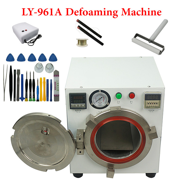 LY 961A 9 inch Mini self-lock OCA Bubble Defoaming Machine mobile LCD Screen Repair Refurbished Removes Bubble machine
LY 961A 9 inch Mini self-lock OCA Bubble Defoaming Machine mobile LCD Screen Repair Refurbished Removes Bubble machine