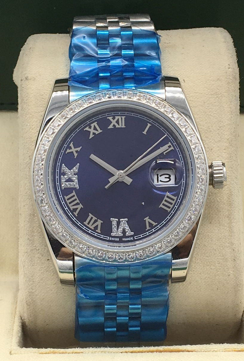 Hot 36MM Roman Diamond Date Date Waterproof Automatic Mechanical Sapphire Mirror 316 Stainless Steel Material Very Beautiful Men's Watch
Hot 36MM Roman Diamond Date Date Waterproof Automatic Mechanical Sapphire Mirror 316 Stainless Steel Material Very Beautiful Men's Watch