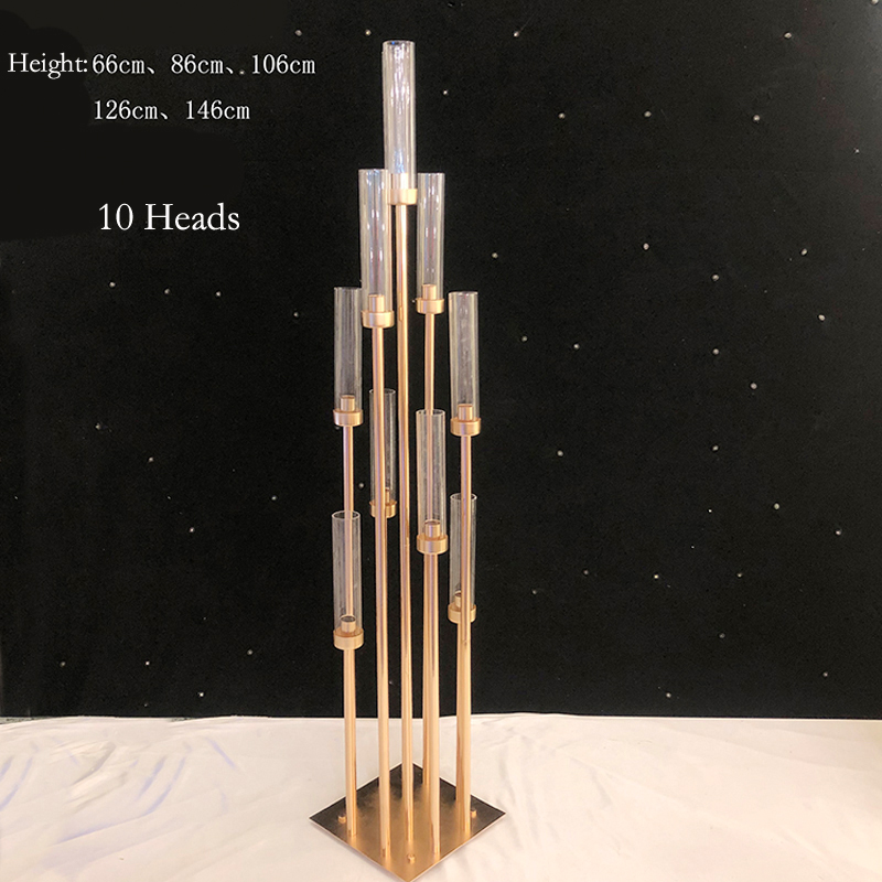 Candle Holders backdrops Road Lead props Table Centerpiece Gold Metal Stand Pillar Candlestick For Wedding Flowers Vases 8 heads
Candle Holders backdrops Road Lead props Table Centerpiece Gold Metal Stand Pillar Candlestick For Wedding Flowers Vases 8 heads