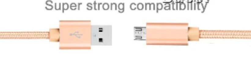 Braided Micro USB 2.0 Cables V8 Type-C Data Sync Charging For Smart Phone 2A Fast Charging