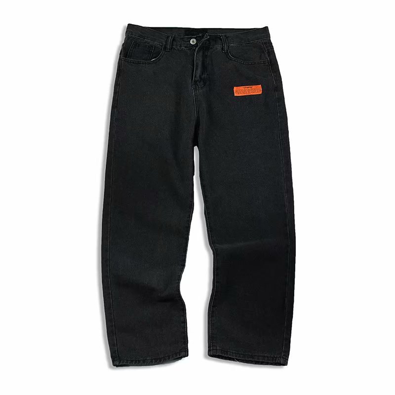 Wholesale 2020 Fashion Casual denim Jeans men's Korean trend autumn winter new brand patch loose straight drop wide leg pants, Black
Wholesale 2020 Fashion Casual denim Jeans men's Korean trend autumn winter new brand patch loose straight drop wide leg pants, Black
