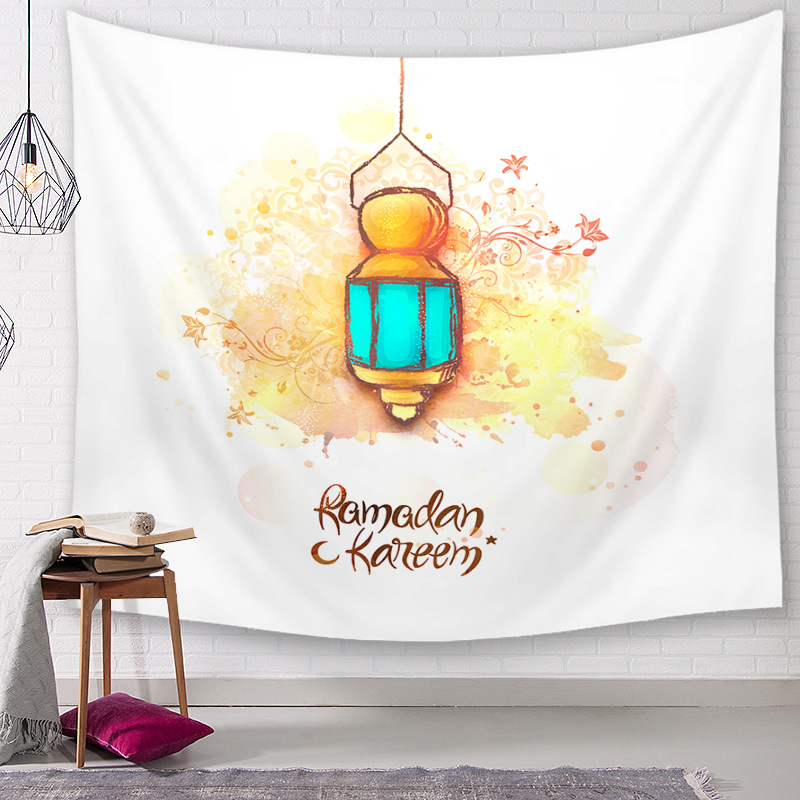 Arabic lantern tapestry Ramadan Kareem wall hanging carpet decorative arazzo mosque tenture mural living room dorm decor
Arabic lantern tapestry Ramadan Kareem wall hanging carpet decorative arazzo mosque tenture mural living room dorm decor