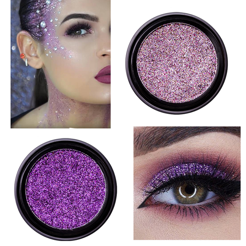Metal glitter Eyeshadow Makeup Eye Shadow Soft Sequins Eye for all skin tones Waterproof Long Lasting Natural 8 Colors