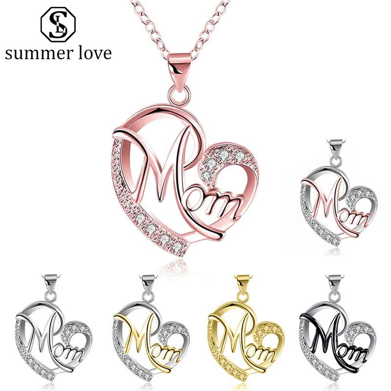New Arrival Heart Shape Zircon Moon Pendant Charm Necklace for Women Silver Rose Gold Mother Family Necklace Fashion Jewelry Gift
New Arrival Heart Shape Zircon Moon Pendant Charm Necklace for Women Silver Rose Gold Mother Family Necklace Fashion Jewelry Gift