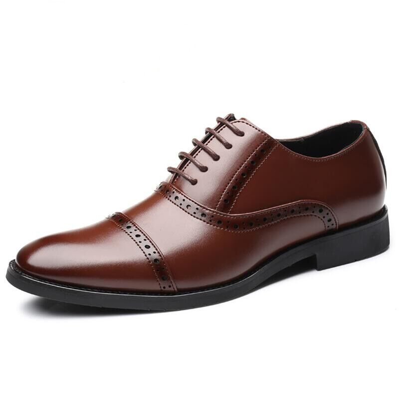 New Big Size 38-48 Men Leather Loafers Brand Shoes Classic Lace-Up Brogue Mans Footwear Formal Shoes Casual Bullock Shoes, Black
New Big Size 38-48 Men Leather Loafers Brand Shoes Classic Lace-Up Brogue Mans Footwear Formal Shoes Casual Bullock Shoes, Black