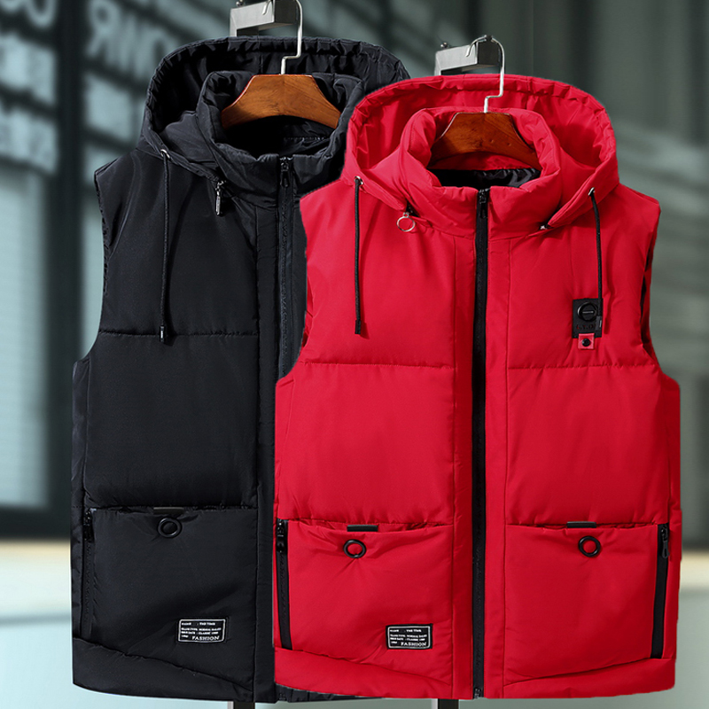 Mens Jackets Warm sleeveless Casual Thick Vests Thick jacket male for male Men Winter Sleeveless Hoodie Plus Size 9XL, Black
Mens Jackets Warm sleeveless Casual Thick Vests Thick jacket male for male Men Winter Sleeveless Hoodie Plus Size 9XL, Black