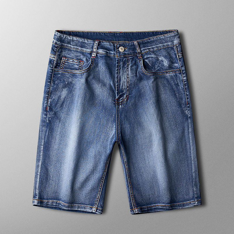Men's Summer Denim Shorts 2020 Men's Fashion Casual Straight Loose Denim Shorts Cotton Elasticity Solid Short Jeans Size 38, Blue
Men's Summer Denim Shorts 2020 Men's Fashion Casual Straight Loose Denim Shorts Cotton Elasticity Solid Short Jeans Size 38, Blue