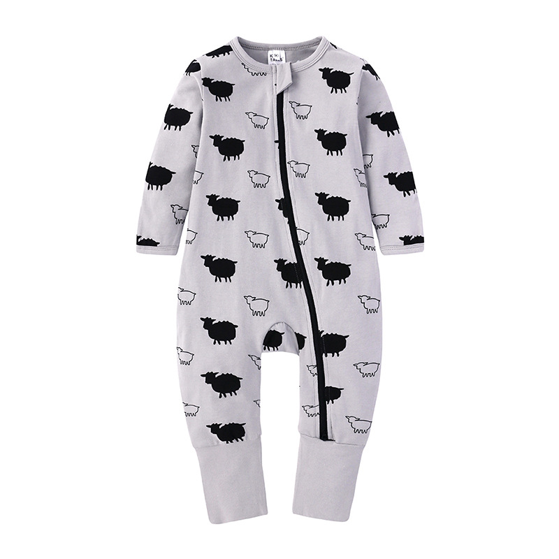 New baby zipper romper New Newborn Baby Clothes Boys Girls Printed Long Sleeve Cotton Romper Kids Jumpsuit Playsuit Outfits, As picture
New baby zipper romper New Newborn Baby Clothes Boys Girls Printed Long Sleeve Cotton Romper Kids Jumpsuit Playsuit Outfits, As picture