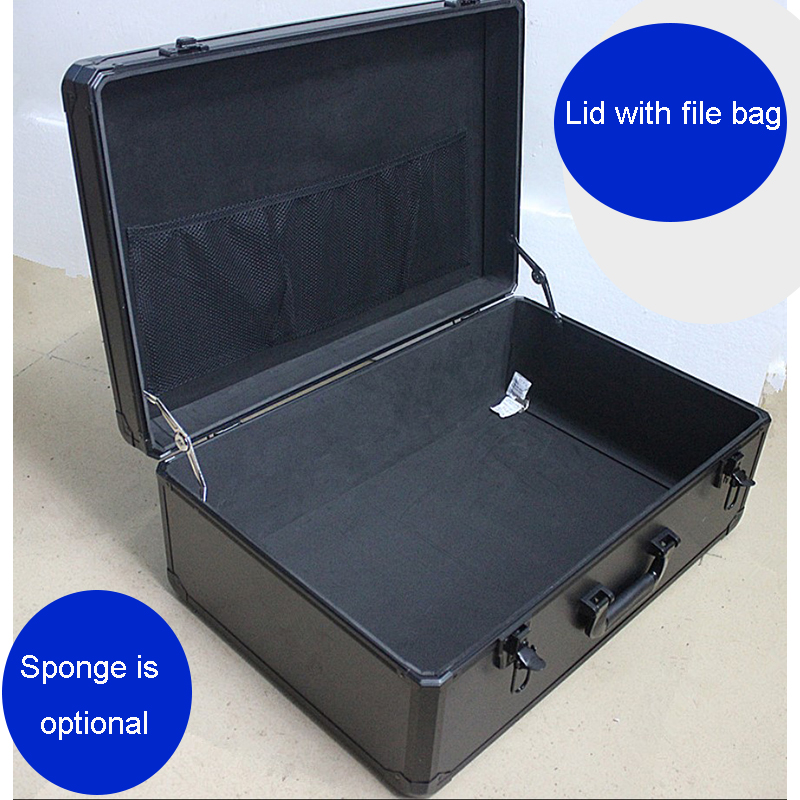 large tool case Portable toolbox Aluminum alloy box Storage box Document safe Product demonstration Sample display toolbox
large tool case Portable toolbox Aluminum alloy box Storage box Document safe Product demonstration Sample display toolbox
