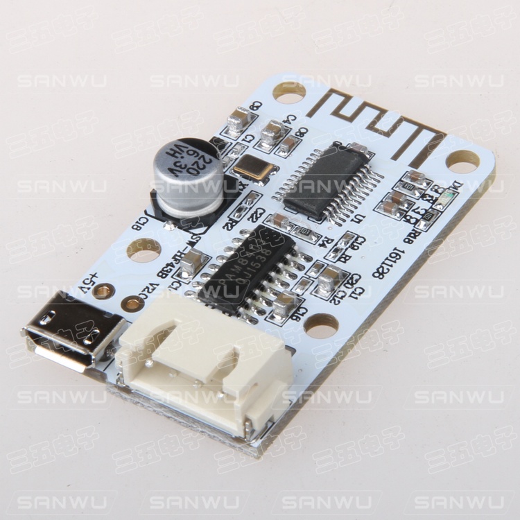 Mini Bluetooth audio, digital power board, USB power supply, Bluetooth receive digital , SANWU original
Mini Bluetooth audio, digital power board, USB power supply, Bluetooth receive digital , SANWU original