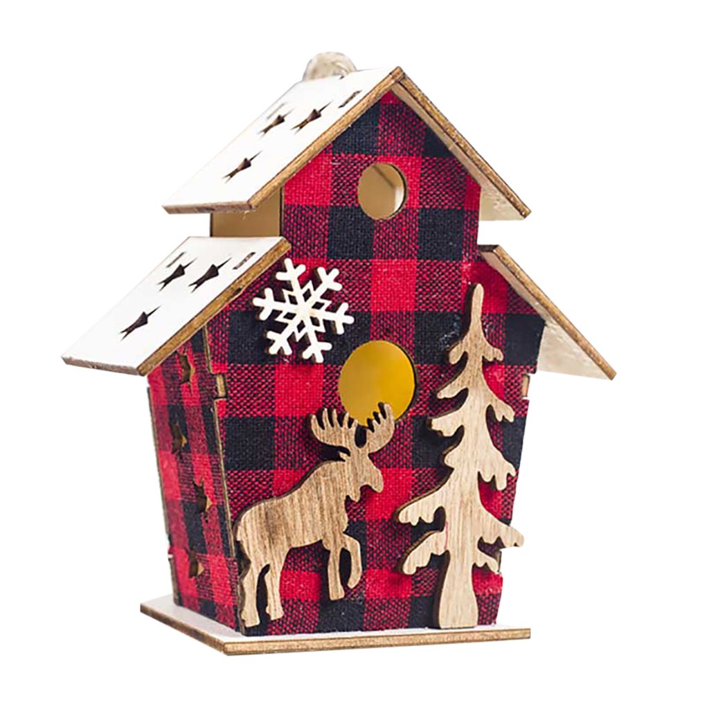 New Christmas House Painted Wood Christmas Tree Decorations LED Light Cute Xmas Ornaments Holiday Decor kid toys new year gift/d
New Christmas House Painted Wood Christmas Tree Decorations LED Light Cute Xmas Ornaments Holiday Decor kid toys new year gift/d