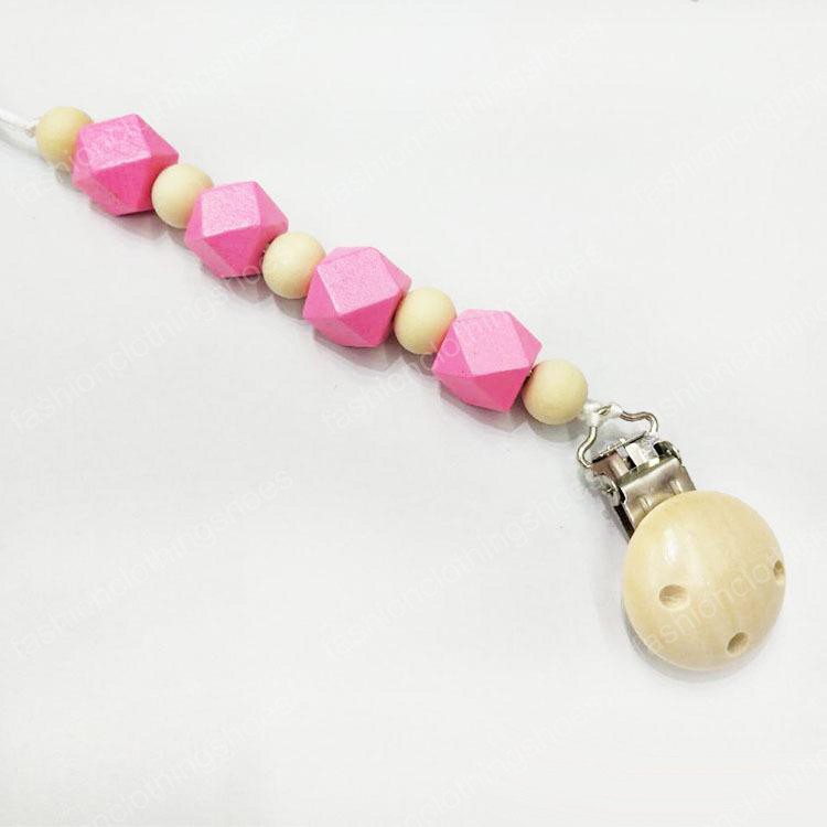 Hot Sale Baby Pacifier Holders Newborn Pacifier Clips Prevent falling Infant Cartoon Gutta percha Clips For Baby Feeding