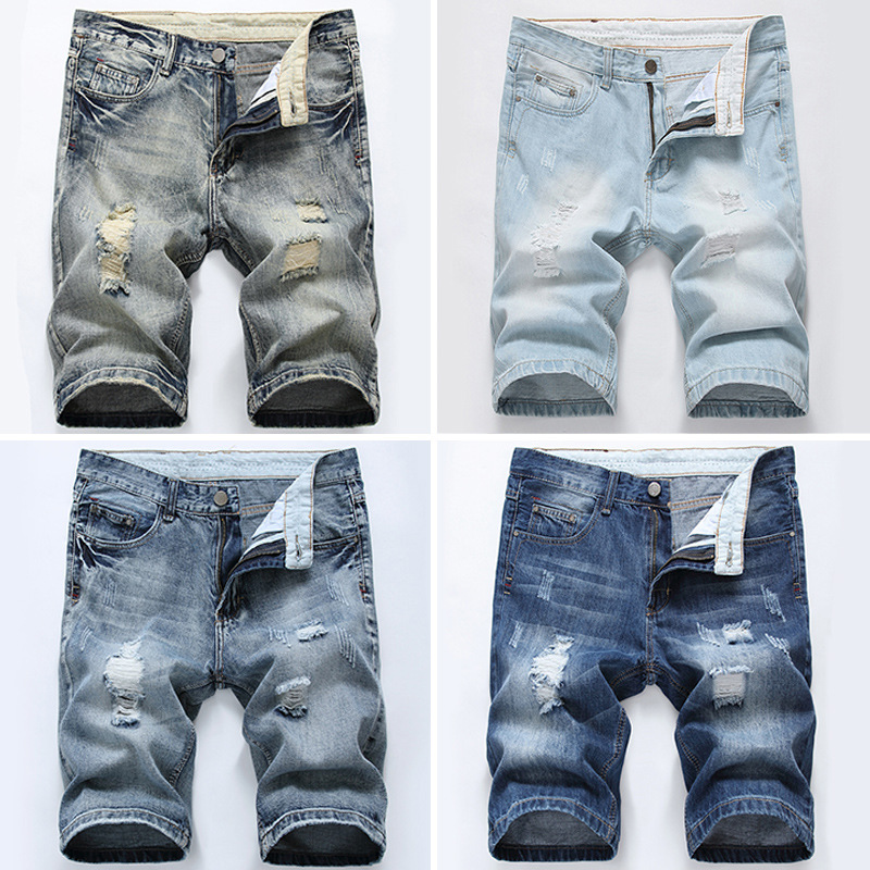 Large size Men Holes Denim Shorts Male short jeans New summer casual Light blue short jeans short pants Size 42 No Belt
Large size Men Holes Denim Shorts Male short jeans New summer casual Light blue short jeans short pants Size 42 No Belt