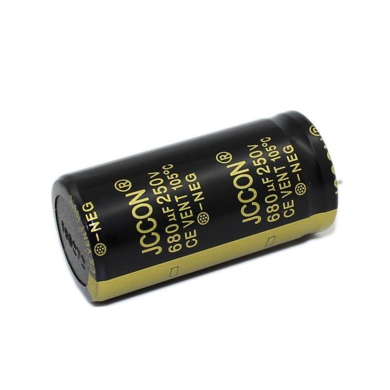 JCCON Thick-foot Electrolytic Capacitor 250v680uf Volume 25x50 Inverter Power
