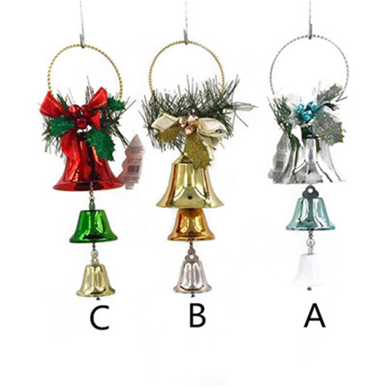 Christmas tree hanging ornaments Bowknot Jingle Bell Rings Pendant Christmas Tree And Home Door Hanging Decor 2019 Hot Sale
Christmas tree hanging ornaments Bowknot Jingle Bell Rings Pendant Christmas Tree And Home Door Hanging Decor 2019 Hot Sale