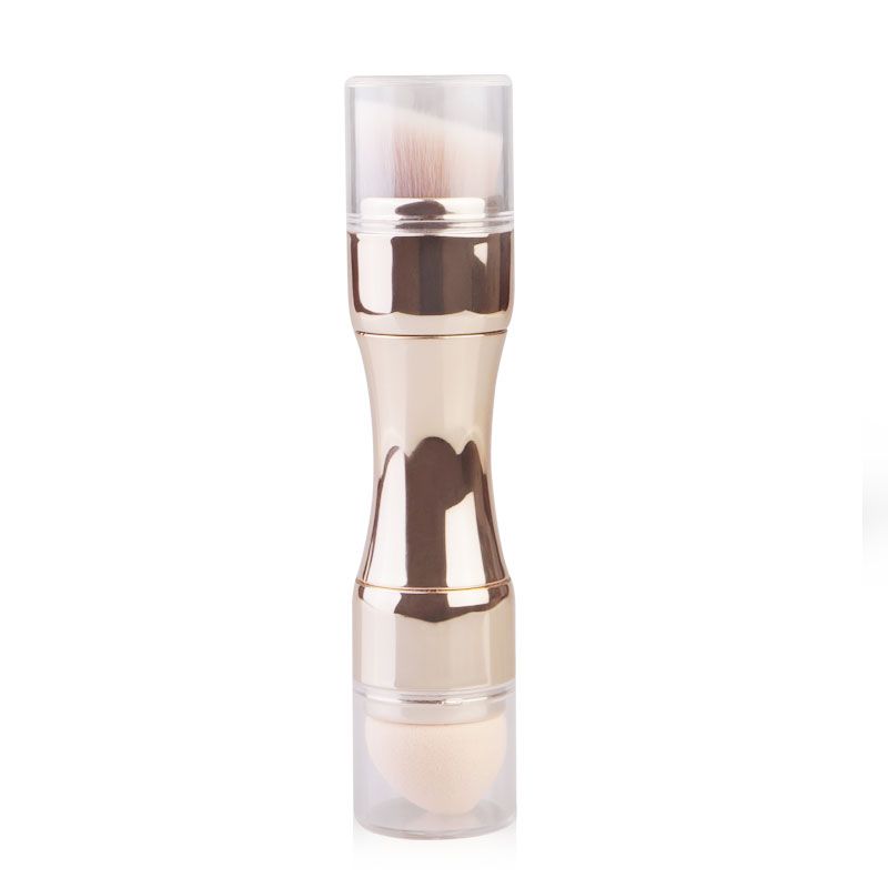 New arrival golden/rose golden Professional Makeup Brushes Eyebrow Eyeliner Concealer Foundation Blush Powder Makeup Tool Cosmetic 4 in 1