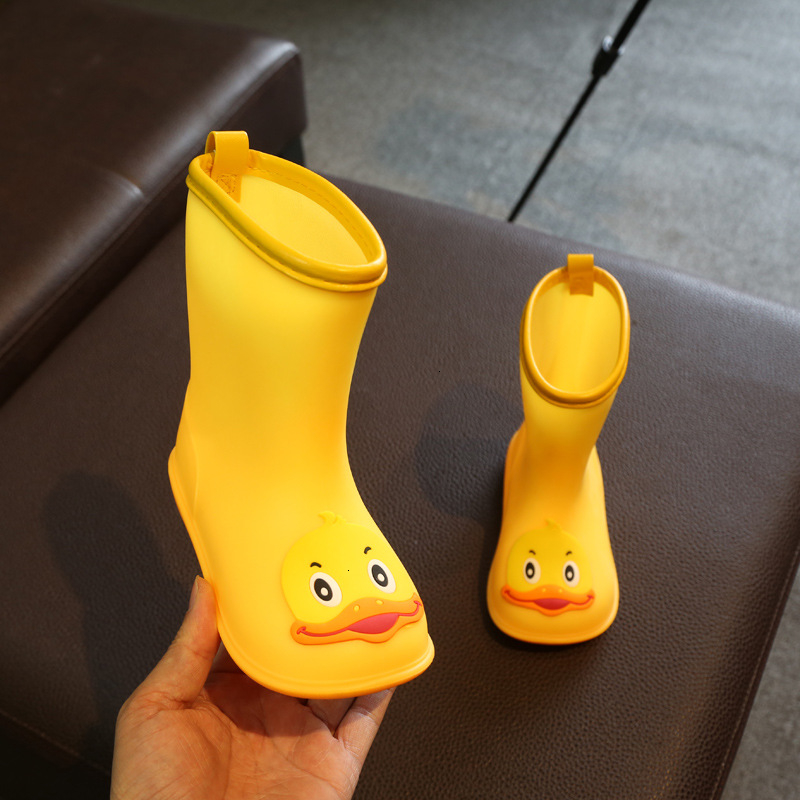 Hot Sale-Rain Boy Girl Non-slip Water Rubber Shoes