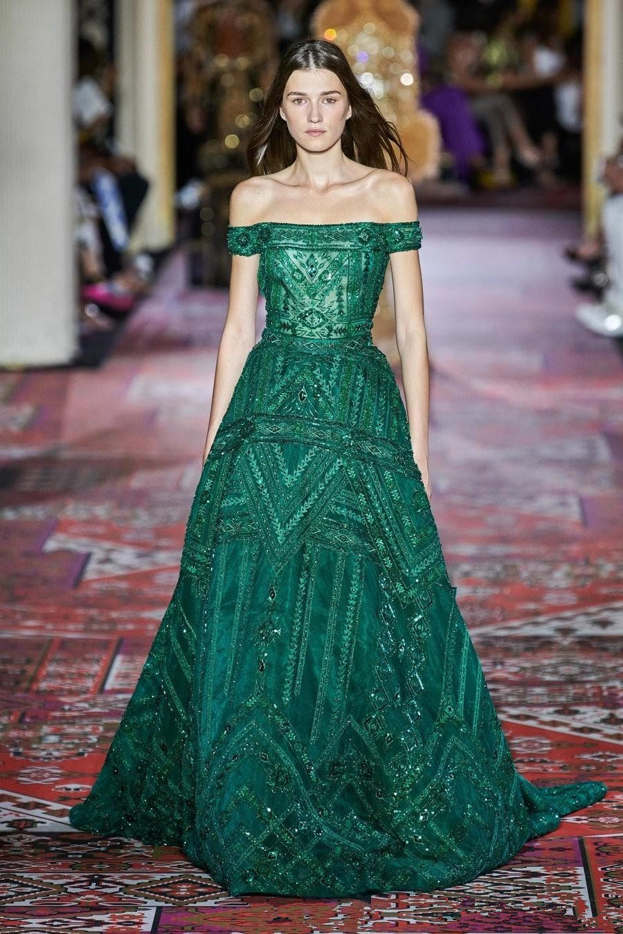 Elie Saab 2020 Couture Fashion Plus Size Off Shoulder Green Prom Dresses Short Sleeve Sweep Train Formal Occasion Prom Party Dress, Pink
Elie Saab 2020 Couture Fashion Plus Size Off Shoulder Green Prom Dresses Short Sleeve Sweep Train Formal Occasion Prom Party Dress, Pink