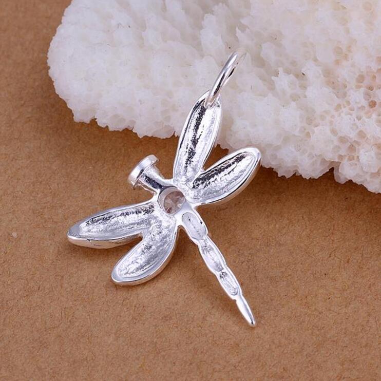 High grade 925 sterling silver Insets Dragonfly Set jewelry sets DFMSS276 Factory direct sale 925 silver necklace bracelet earring ring