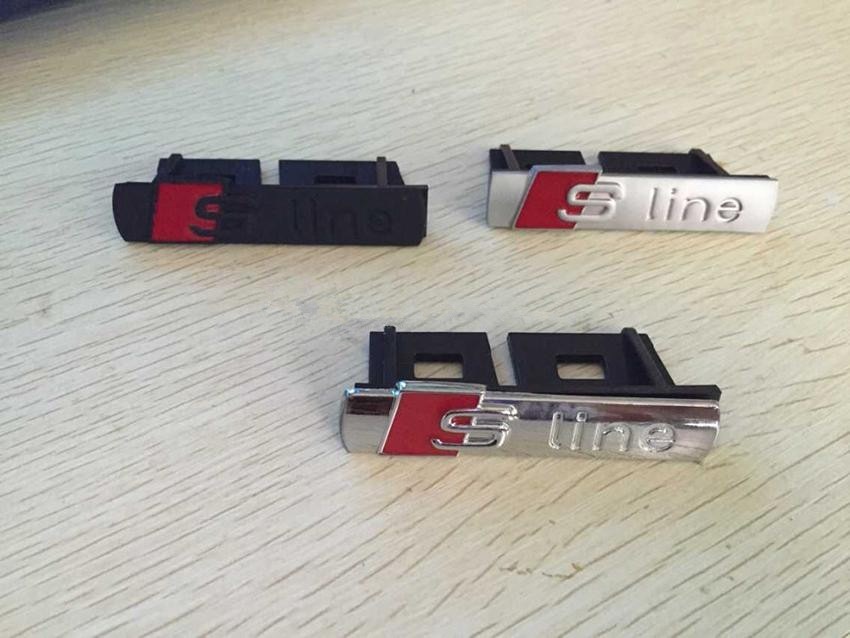 Car-styling S Line Sline Front Grille Emblem Badge Chromed Plastic ABS -Front grille mount for Audi A1 A3 A4 A4L A5 A6L S3 S6 Q5 Q7 Label
Car-styling S Line Sline Front Grille Emblem Badge Chromed Plastic ABS -Front grille mount for Audi A1 A3 A4 A4L A5 A6L S3 S6 Q5 Q7 Label