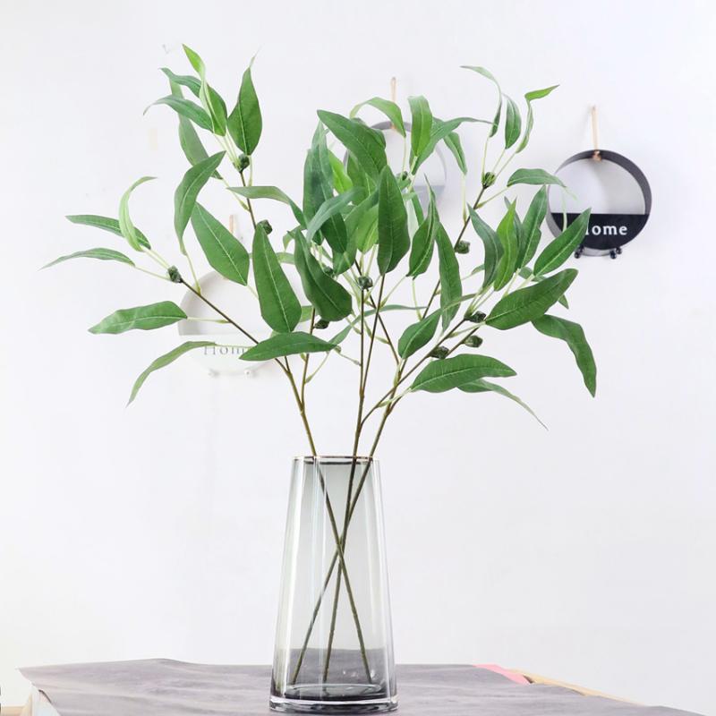 Eucalyptus tree branch silk Artificial Flowers DIY fake plants home wedding Decoration flores artificiales greens, Green
Eucalyptus tree branch silk Artificial Flowers DIY fake plants home wedding Decoration flores artificiales greens, Green
