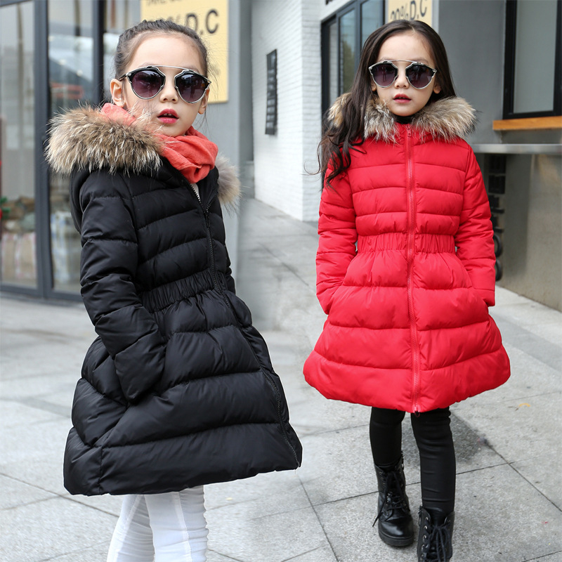 Autumn Winter Children's Down Jackets Girls Long Section Fur Collar Duck Down Children Hooded Pettiskirt Children Jacket, Black
Autumn Winter Children's Down Jackets Girls Long Section Fur Collar Duck Down Children Hooded Pettiskirt Children Jacket, Black