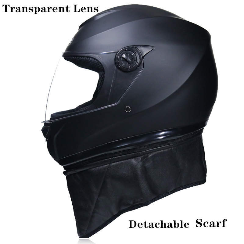 Motorcycle Helmet HD Lens Detachable Scarf Cross Country Helmet Bike DH Crash Capacete Motocross Full Face, Light black1
Motorcycle Helmet HD Lens Detachable Scarf Cross Country Helmet Bike DH Crash Capacete Motocross Full Face, Light black1