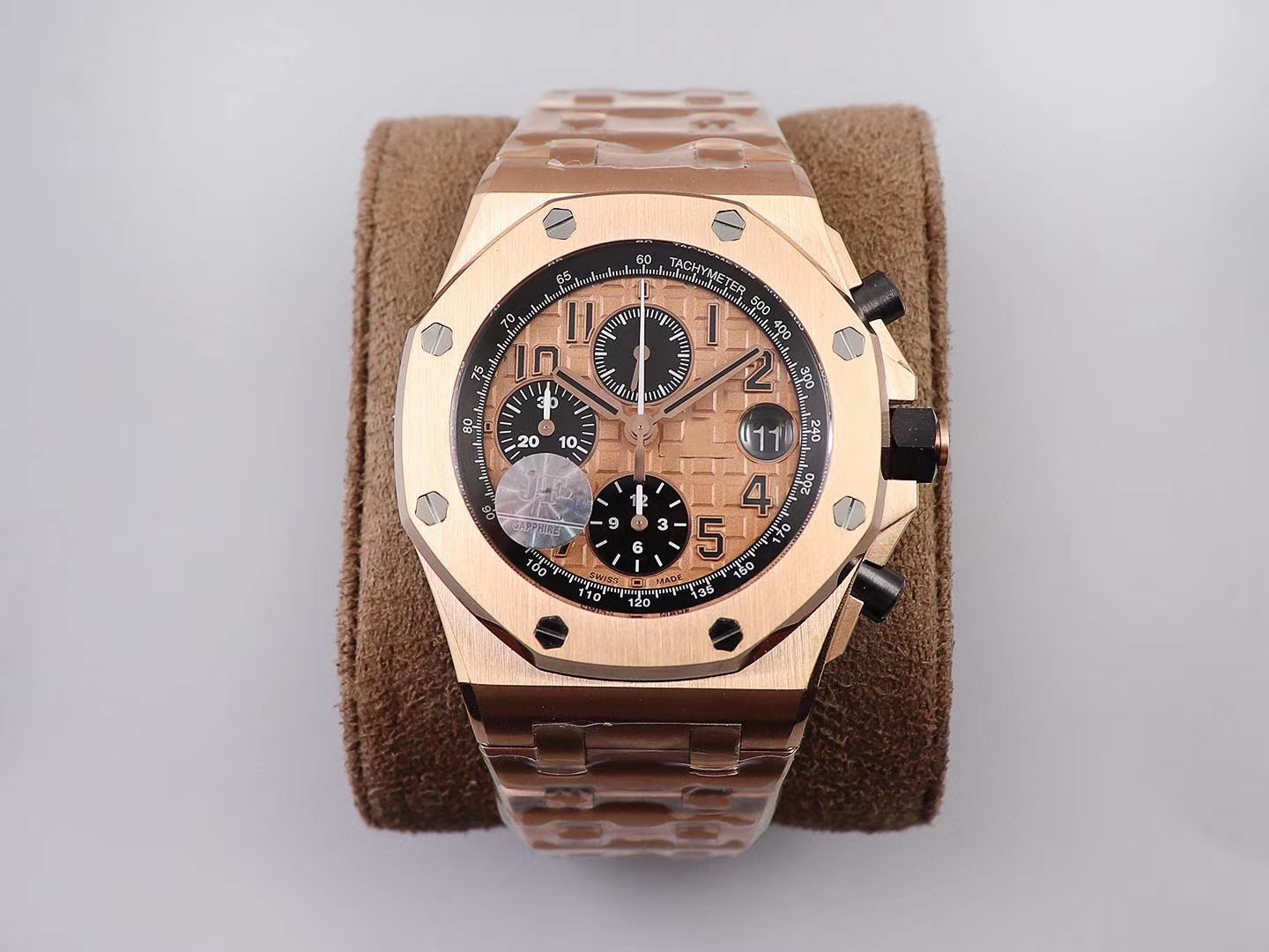 JF high quality version of Royal Oak 26470 ceramic timing series V2 version 42mm 3126 movement, Dhl
JF high quality version of Royal Oak 26470 ceramic timing series V2 version 42mm 3126 movement, Dhl