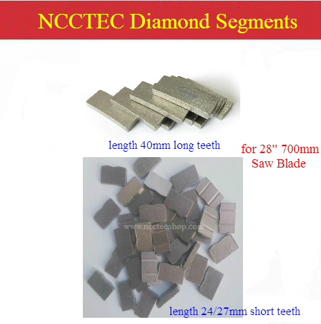 NCCTEC Diamond segments teeth tooth heads for Diameter 28'' inch 700mm saw blade cutting disc disk wheel plate FREE SHIPPING
NCCTEC Diamond segments teeth tooth heads for Diameter 28'' inch 700mm saw blade cutting disc disk wheel plate FREE SHIPPING