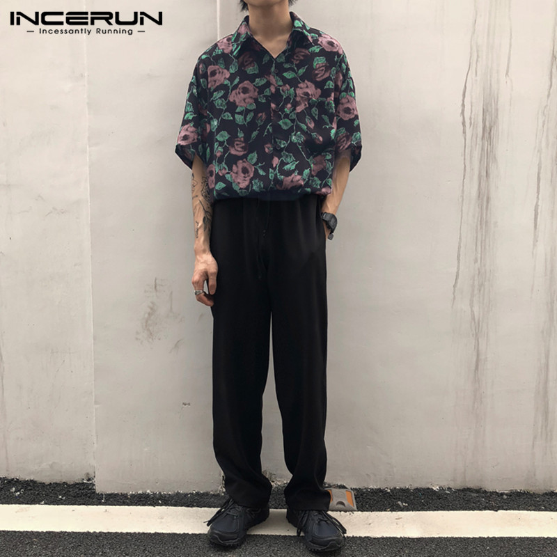 Men Flower Printed Shirts Casual Half Sleeve Lapel Shirt Vintage Summer Hawaiian Beach Shirt Loose Streetwear Camisa Plus Size, Blue
Men Flower Printed Shirts Casual Half Sleeve Lapel Shirt Vintage Summer Hawaiian Beach Shirt Loose Streetwear Camisa Plus Size, Blue