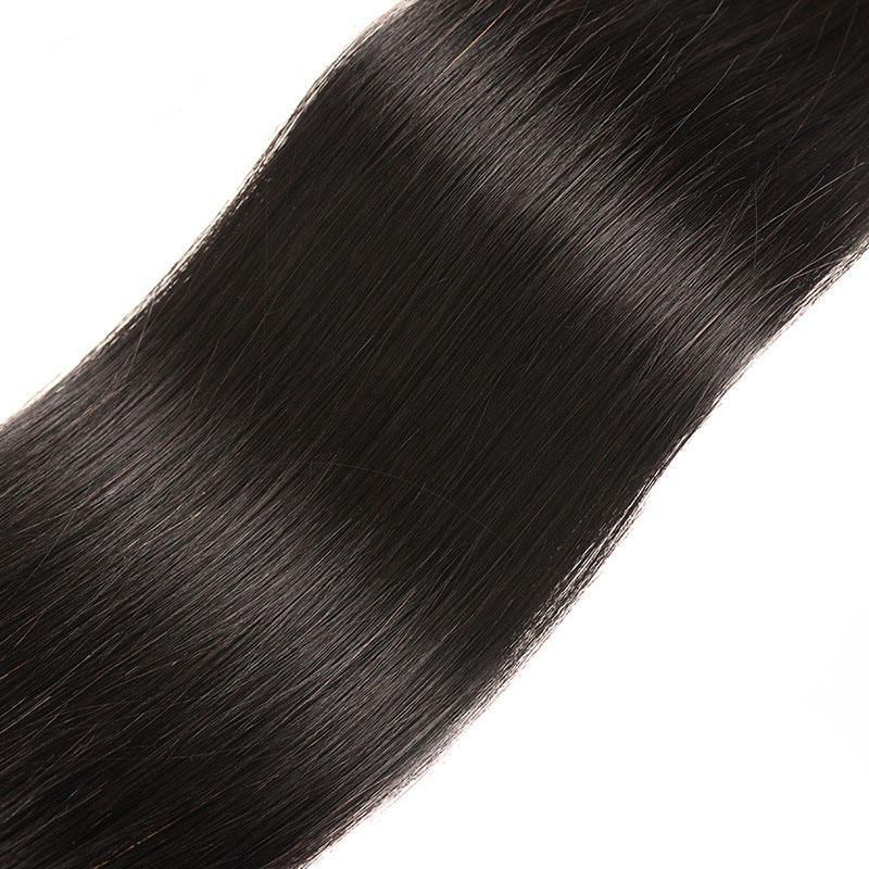 Premium Brazilian Straight Virgin Human Hair Wefts Unprocessed Hair Extensions Natural Color 8-30 inch Hair Bundles Daily Outfit