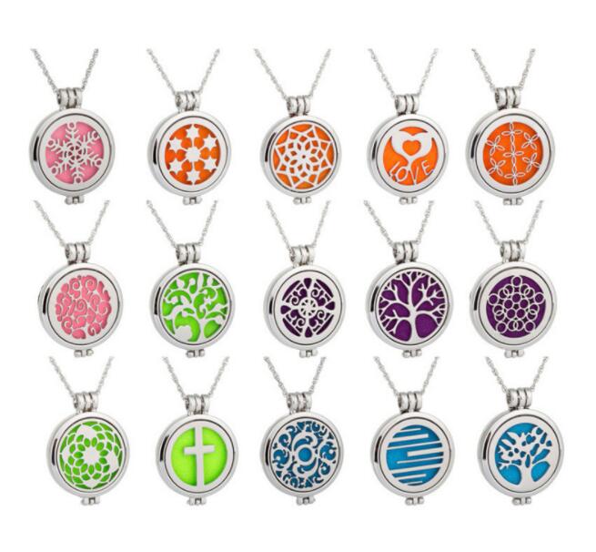 15 Styles Premium Aromatherapy Essential Oil Diffuser Necklace Locket Pendant, 316L Stainless Steel Jewelry with 24" Chain and 6 Pads
15 Styles Premium Aromatherapy Essential Oil Diffuser Necklace Locket Pendant, 316L Stainless Steel Jewelry with 24" Chain and 6 Pads