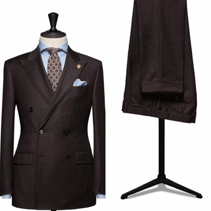 Popular Double-Breasted Groomsmen Peak Lapel Groom Tuxedos Groomsmen Best Man Suit Mens Wedding Suits Bridegroom (Jacket+Pants+Tie) B234, Same as image
Popular Double-Breasted Groomsmen Peak Lapel Groom Tuxedos Groomsmen Best Man Suit Mens Wedding Suits Bridegroom (Jacket+Pants+Tie) B234, Same as image