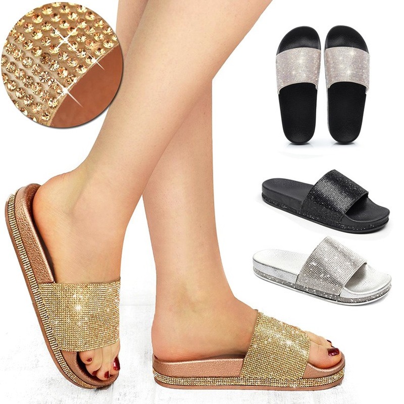 2020 Rhinestone Women Slippers Summer Slippers Women Crystal Diamond Beach Sandals Casual Shoes, Gun color
2020 Rhinestone Women Slippers Summer Slippers Women Crystal Diamond Beach Sandals Casual Shoes, Gun color