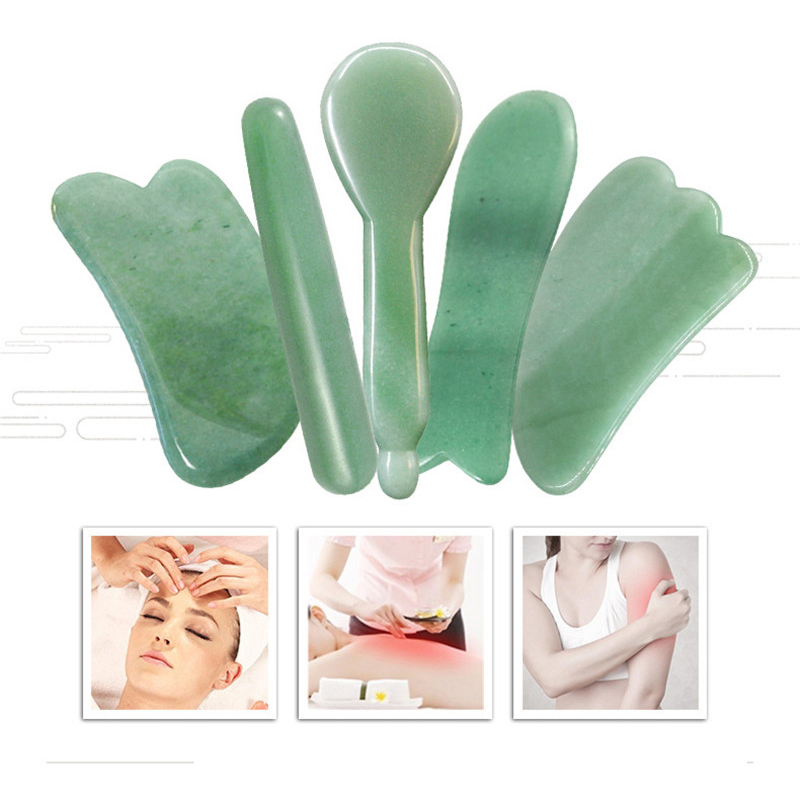 Natural Aventurine Jade Stone Guasha Massage Tool Acupuncture SPA Therapy Gua Sha Massager Scraping Board Antistress Body
Natural Aventurine Jade Stone Guasha Massage Tool Acupuncture SPA Therapy Gua Sha Massager Scraping Board Antistress Body
